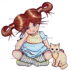 Delectable Clear Stamps - Purrfect Annie & Kitty